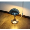 Chromowana lampa vintage PRL.